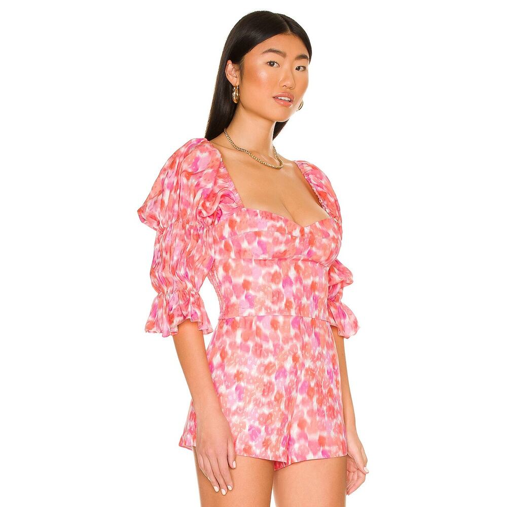 Amanda Uprichard Antoinette Top Rosato - Picture 2 of 10